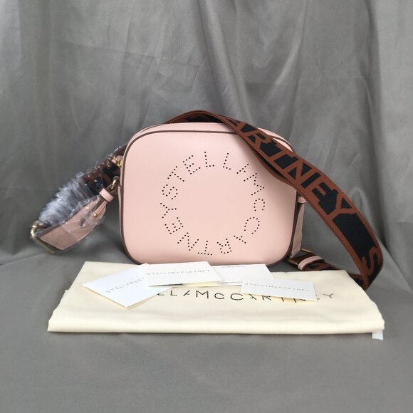 NWT Stella McCartney Stella Logo mini bag in Pink - Picture 1 of 9
